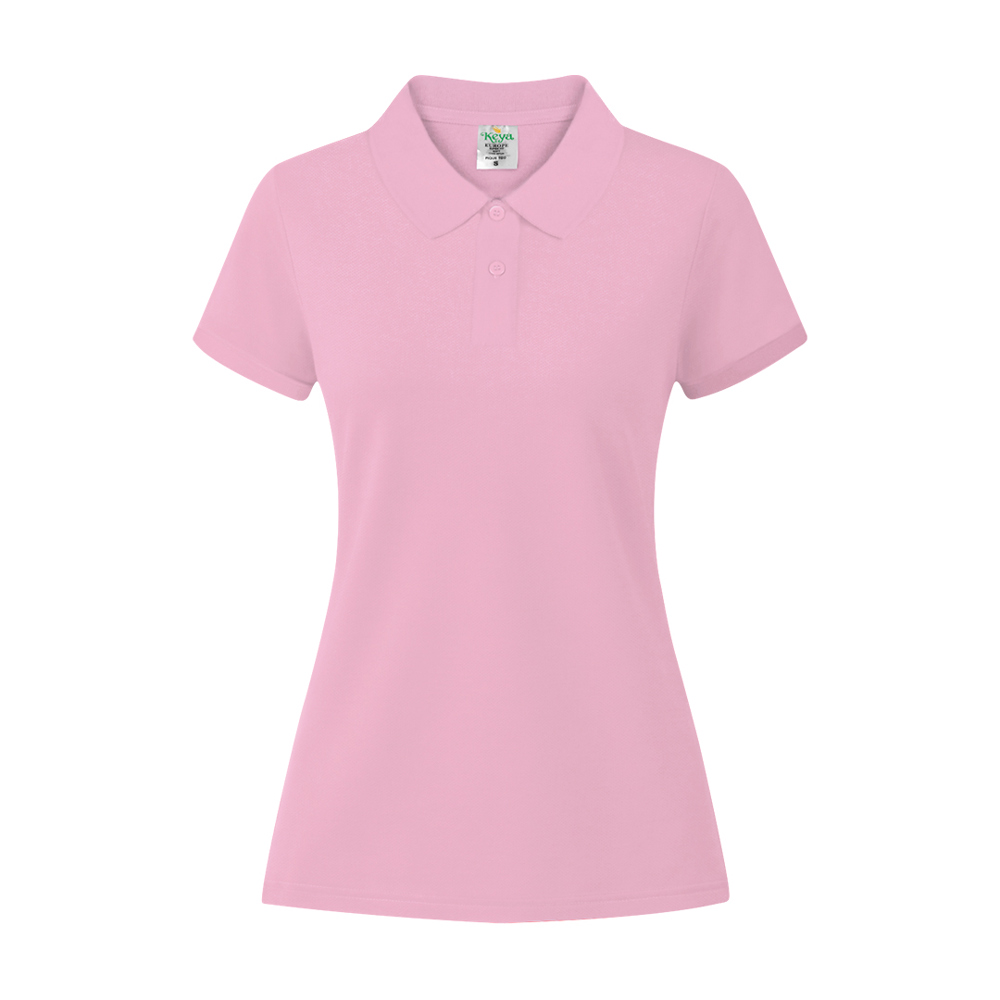 Dames Kleuren Polo Shirt "keya" WPS180 - met logo of onbedrukt bestellen - ROSA