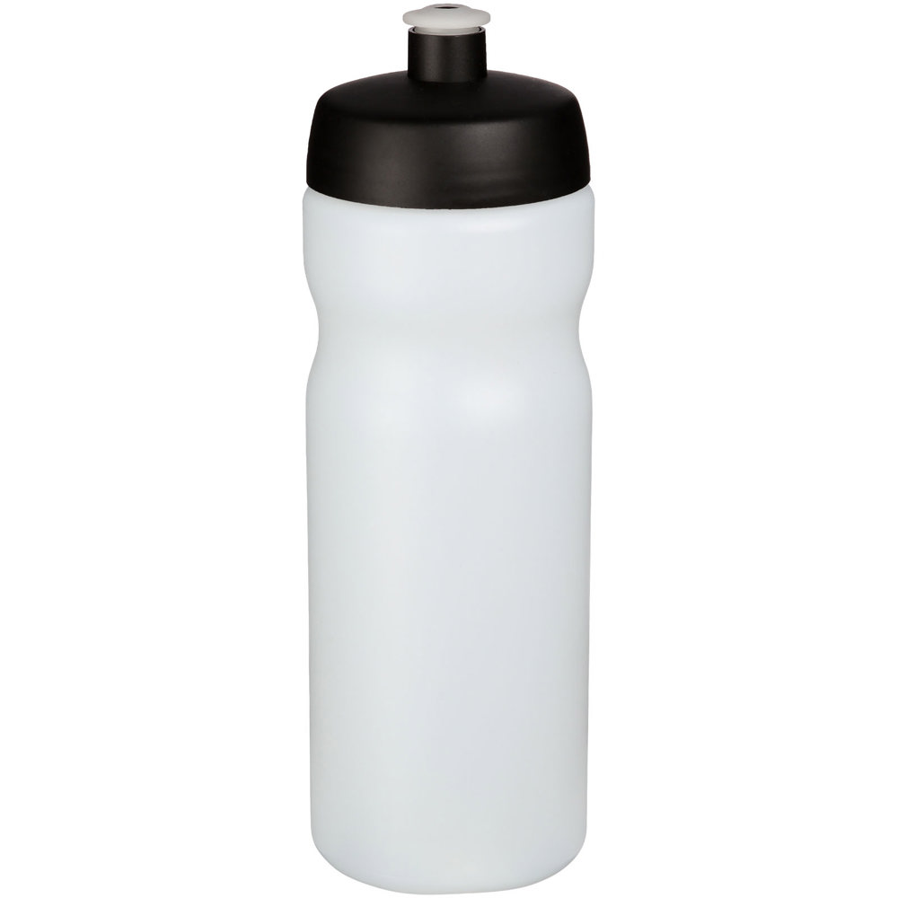 Baseline® Plus 650 ml sportfles - met logo of onbedrukt bestellen - Transparent, Zwart