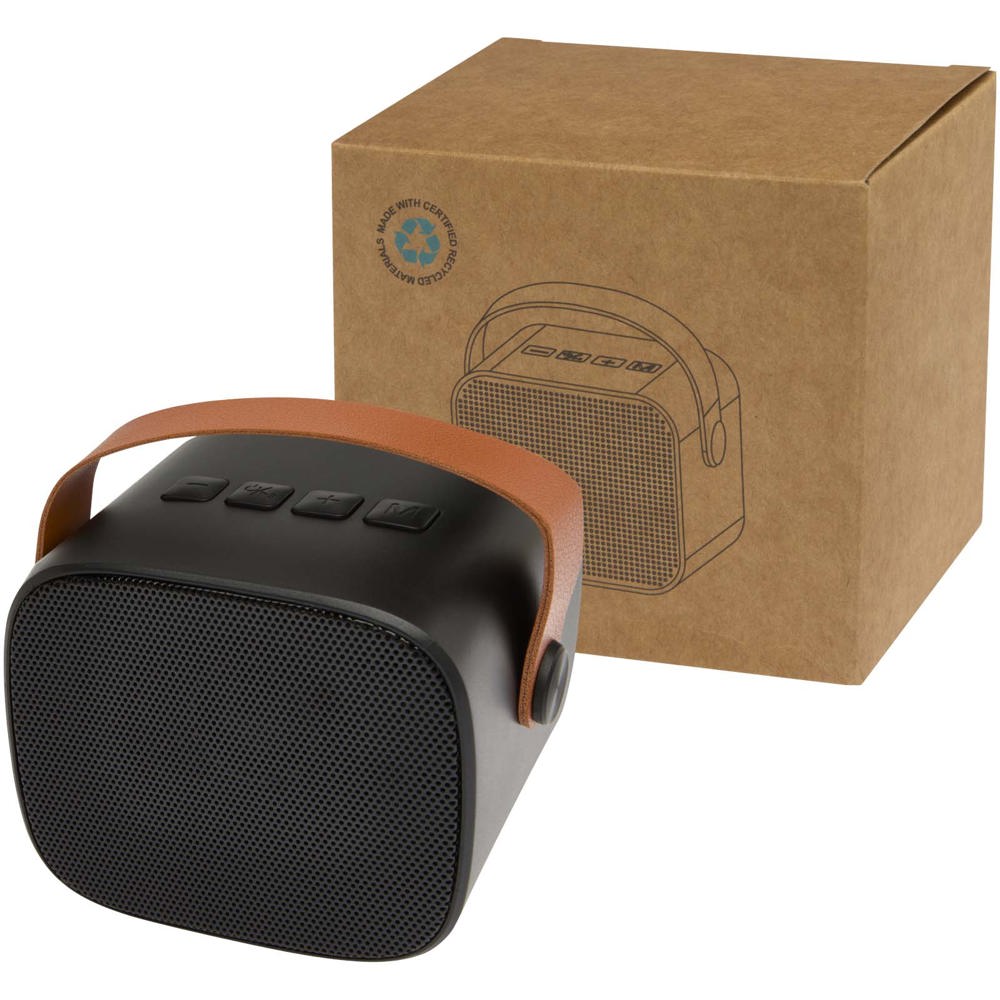 Diya 3W draadloze speaker van gerecycled plastic - met logo of onbedrukt bestellen