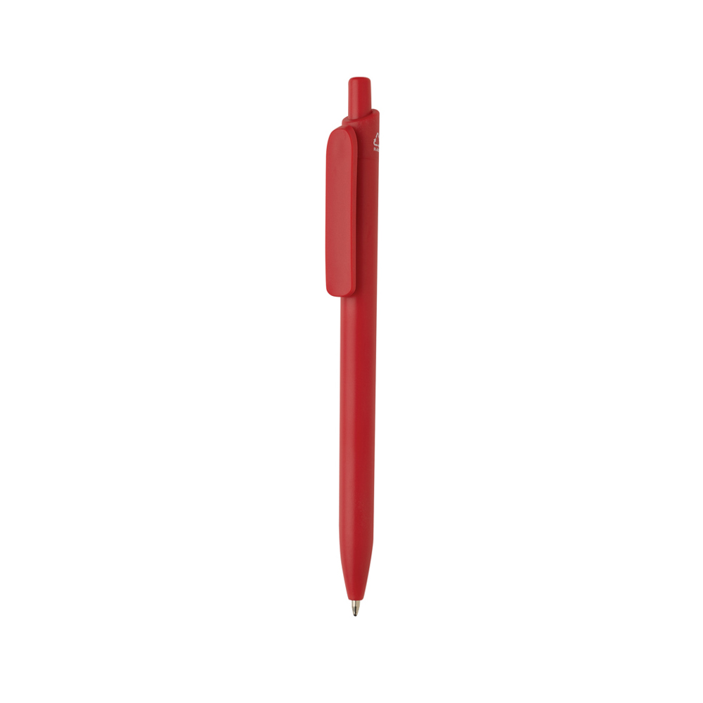 Bolt GRS certified R-ABS balpen - bedrukt of onbedrukt verkrijgbaar - rood (± PMS 710)