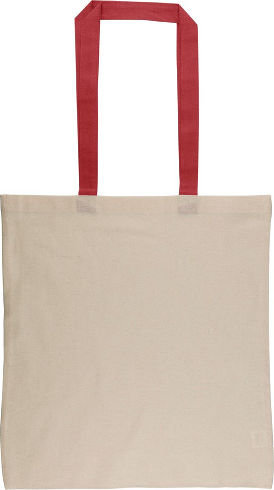 Katoen (140 gsm) boodschappentas Maris - voor bedrijven en relatiegeschenken - Rood