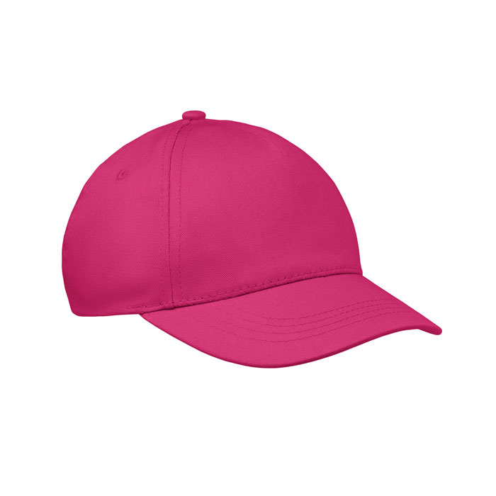 BUZZ KIDS - 5 panelen kinder baseballpet - kopen of bedrukken - Fuchsia