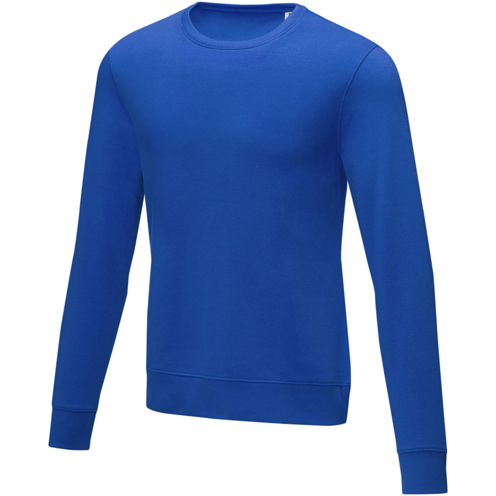 Zenon heren sweater met crewneck - kopen of bedrukken - Blauw
