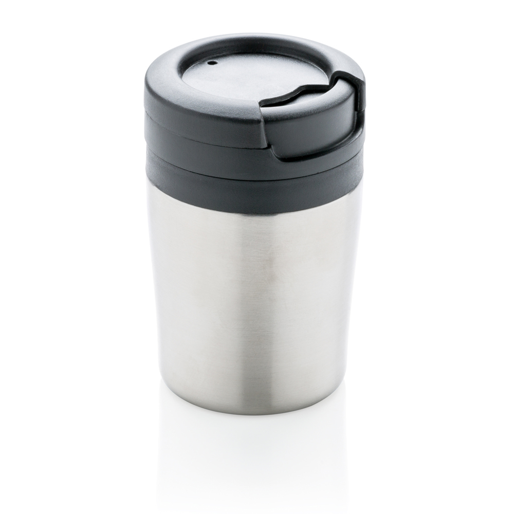 Coffee to go mok - voor bedrijven en relatiegeschenken - zilver (± PMS 428)