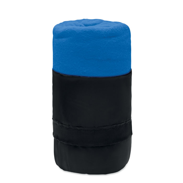 MUSALA RPET - RPET fleece reisdeken - voor bedrijven en relatiegeschenken - Royal Blauw