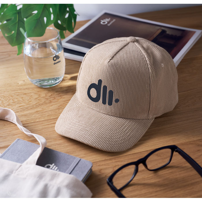 WALE - 5 panelen corduroy baseballcap