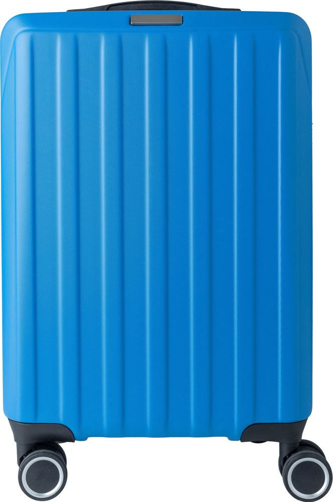 ABS trolley Alaric - met logo of onbedrukt bestellen - Blauw