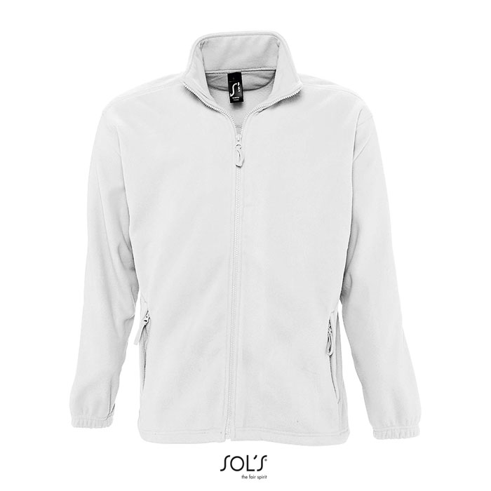 NORTH - NORTH Fleece jack met rits - kopen of bedrukken - Wit