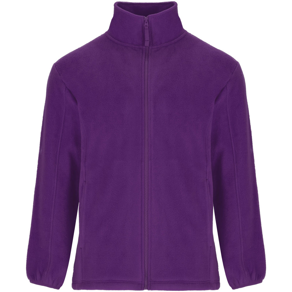 Artic fleece herenjack met volledige rits - voor bedrijven en relatiegeschenken - Paars