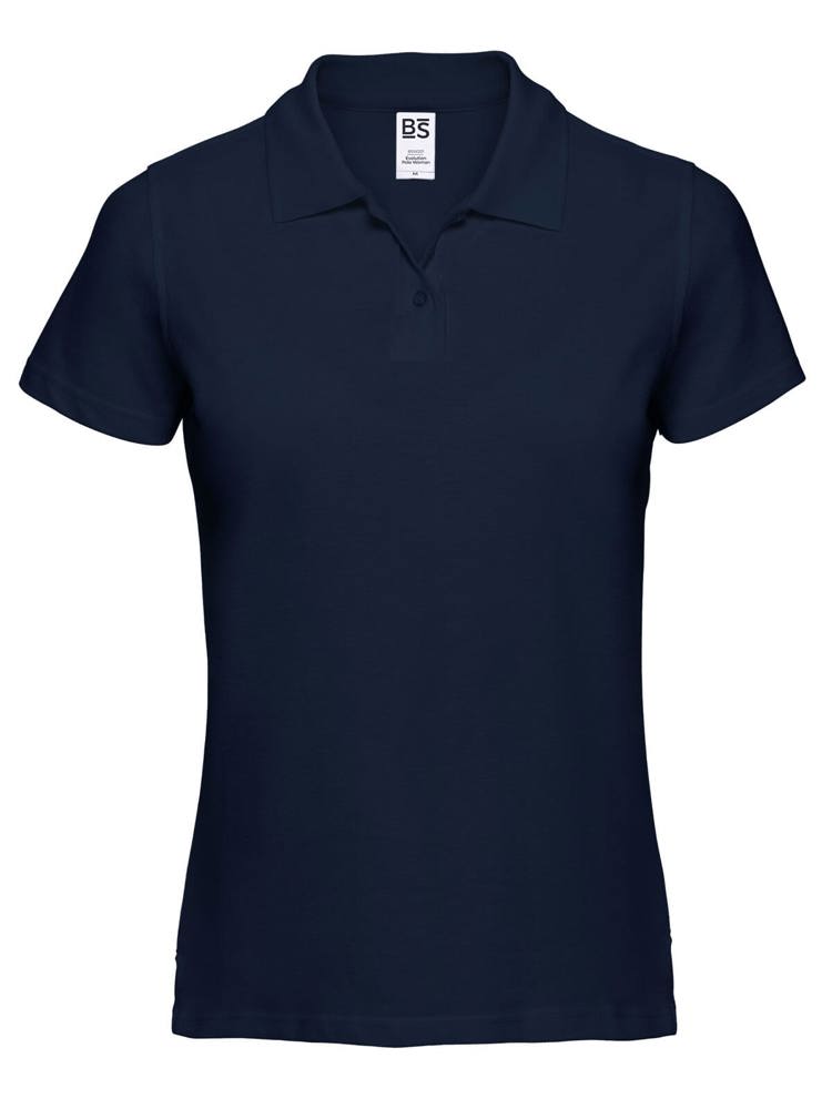 BS Evolution dames polo, 180 gr/m² - met logo of onbedrukt bestellen - Navy (PMS 5395C)