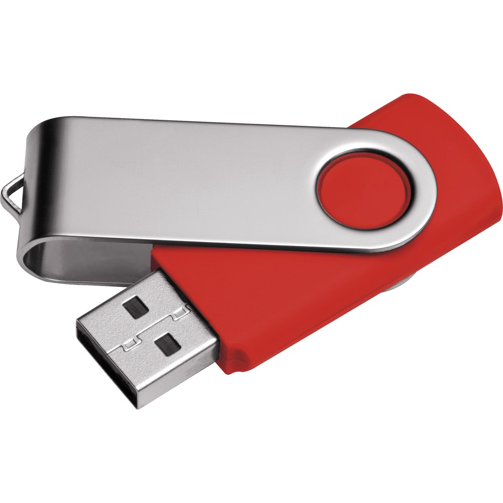 USB-stick8GB - met logo of onbedrukt bestellen - Rood