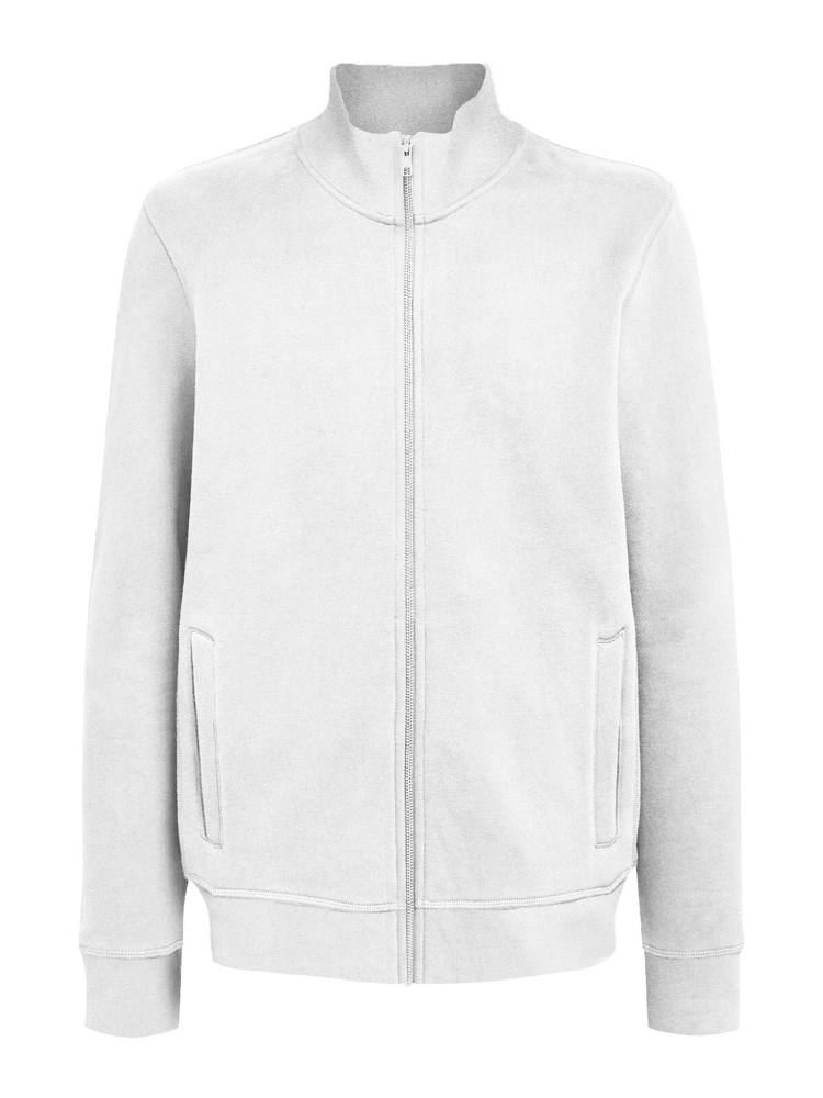 BS Harlem full zip sweater, 280 gr/m² - voor bedrijven en relatiegeschenken - Wit (WHITE)