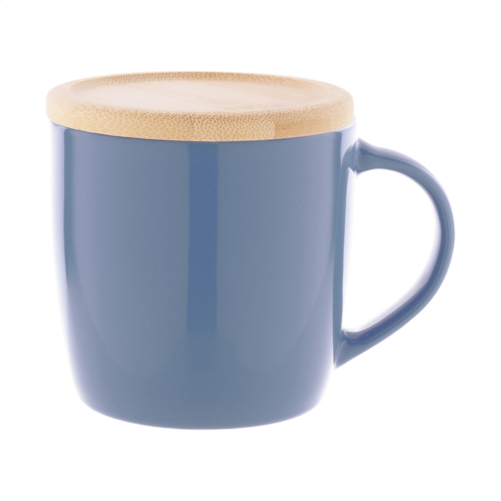 Hemera Plus - mok - voor bedrijven en relatiegeschenken - licht blauw/wit