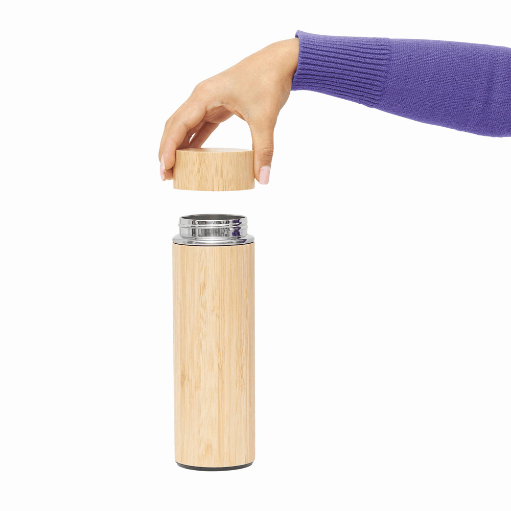 BAMBOO HOT - Isoleerfles - voor bedrijven en relatiegeschenken