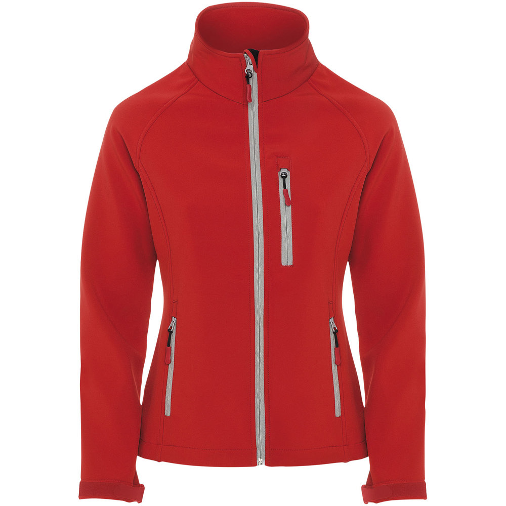 Antartida softshell damesjack - voor bedrijven en relatiegeschenken - rood