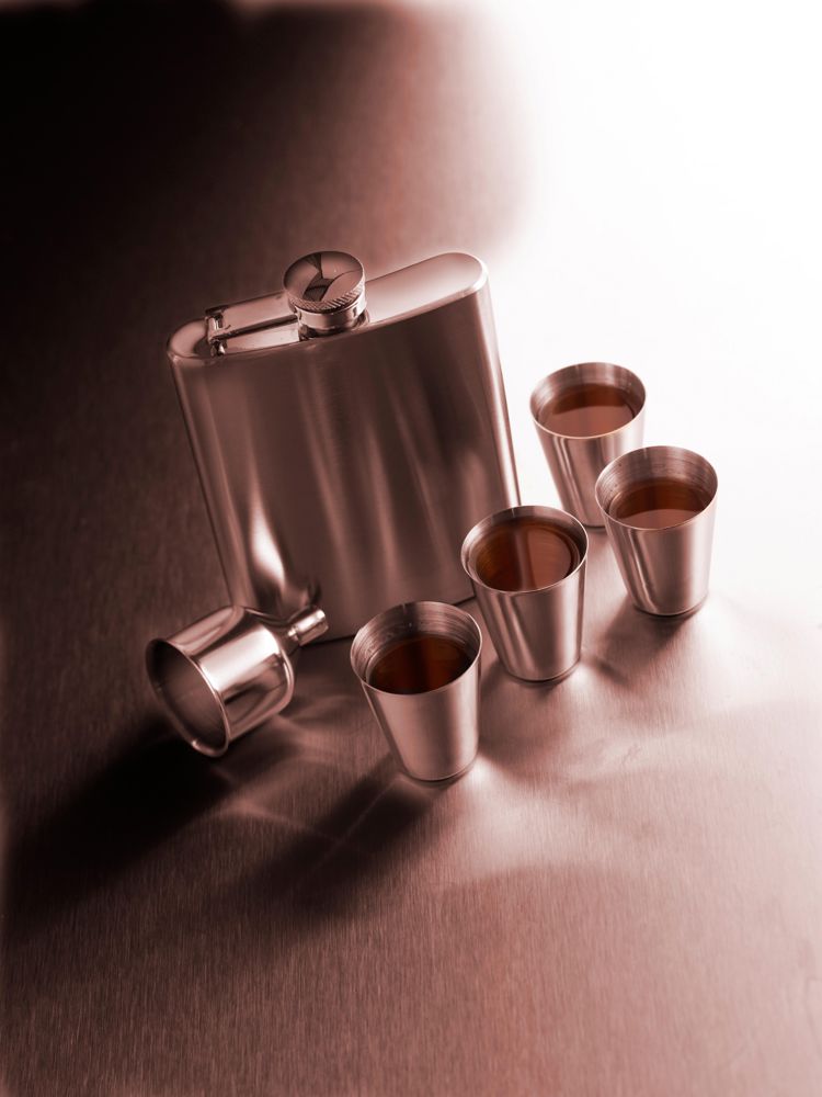 RVS heupfles Brittany