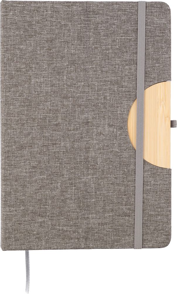 rPET (300D) notitieboek A5 Ernst - bedrukt of onbedrukt verkrijgbaar