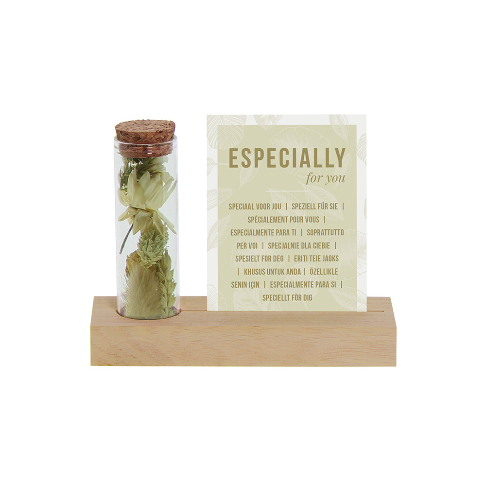 Dried Flowers - Cardholder & tube - met logo of onbedrukt bestellen