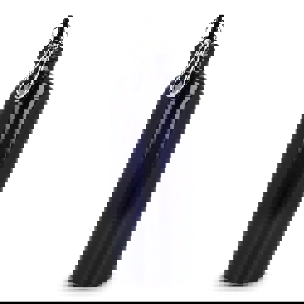 Gerecycled RVS Enkelwandige fles met Karabijnhaak 500ml