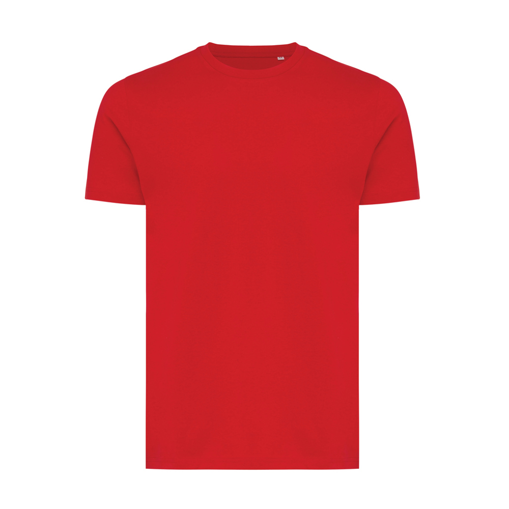 IQONIQ Bryce gerecycled katoen t-shirt - kopen of bedrukken - rood (± PMS 19-1757 TCX)