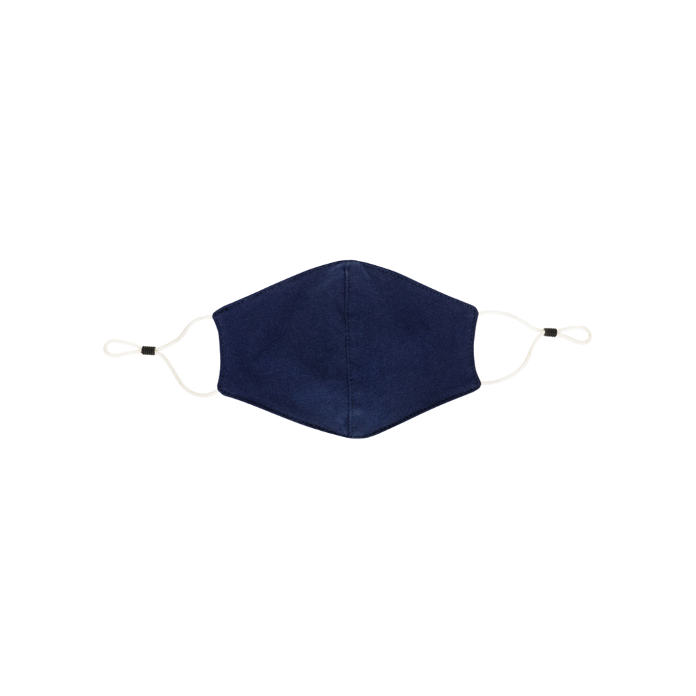 Herbruikbaar 2 laags katoenen gezichtsmasker - voor bedrijven en relatiegeschenken - donkerblauw (± PMS 533 C)