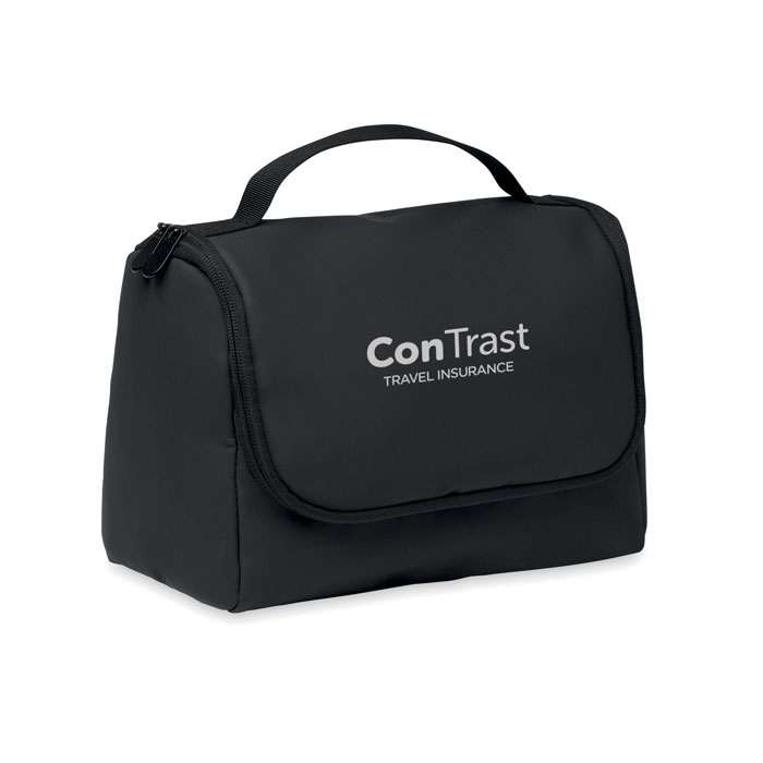 AWAY - Toilettas met ophanghaak in PU - voor bedrijven en relatiegeschenken