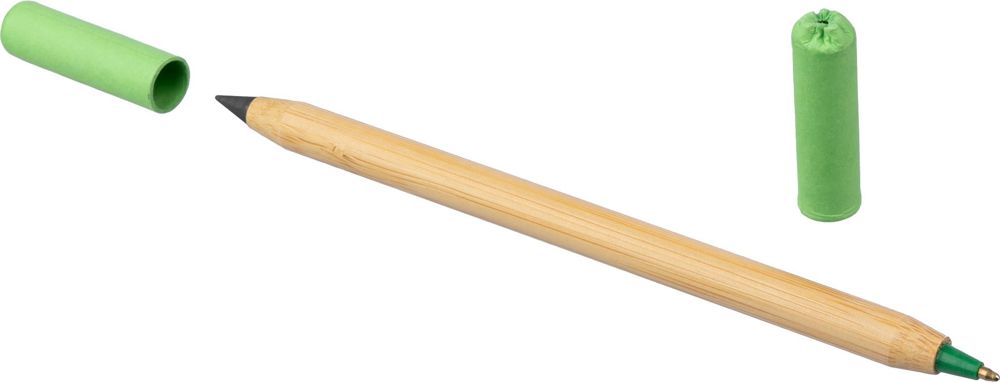 Bamboe balpen en eeuwige potlood Wolfgang