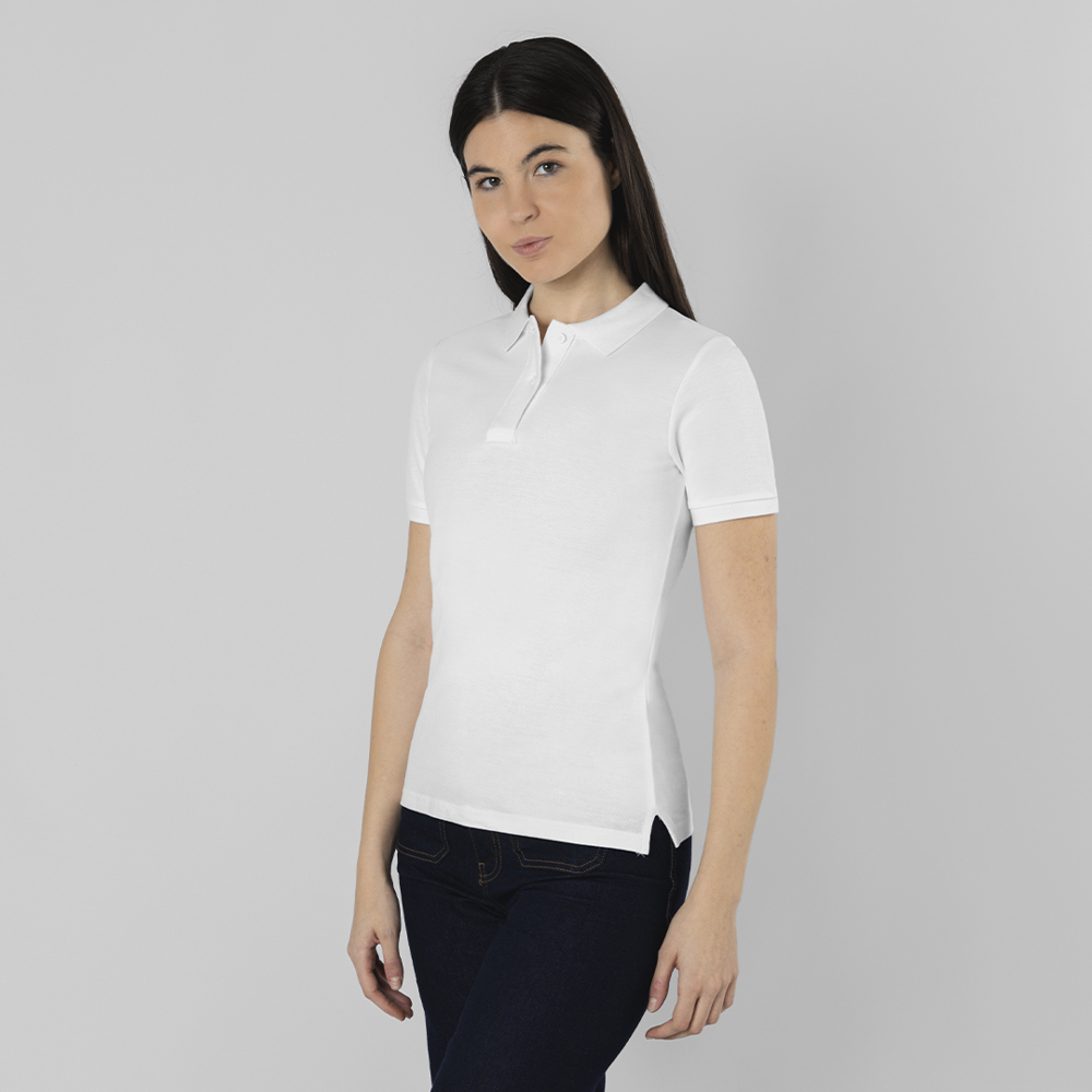 Dames Wit Polo Shirt Charles