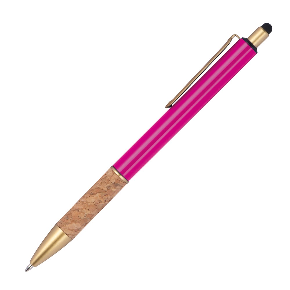 Pen met grip van kurk