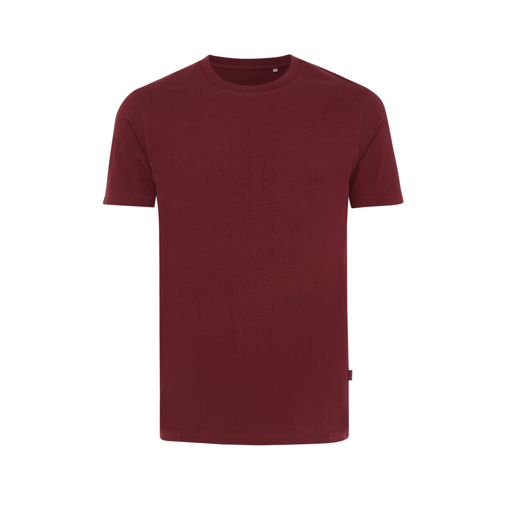 IQONIQ Bryce gerecycled katoen t-shirt - kopen of bedrukken - bordeauxrood (± PMS 19-1724TCX)