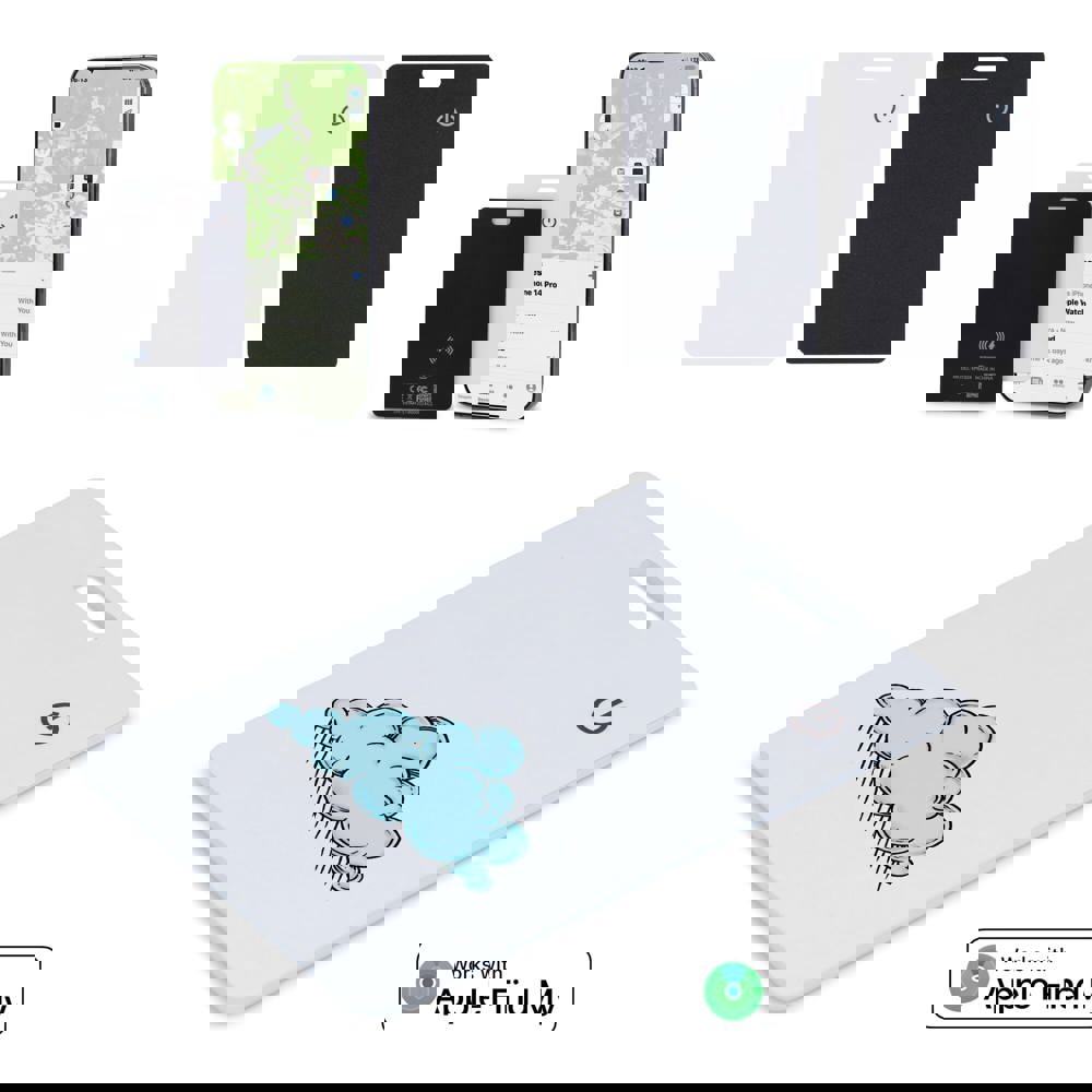 Xoopar ICE-Card Ultradune Tracker Kaart oplaadbaar - bedrukt of onbedrukt verkrijgbaar