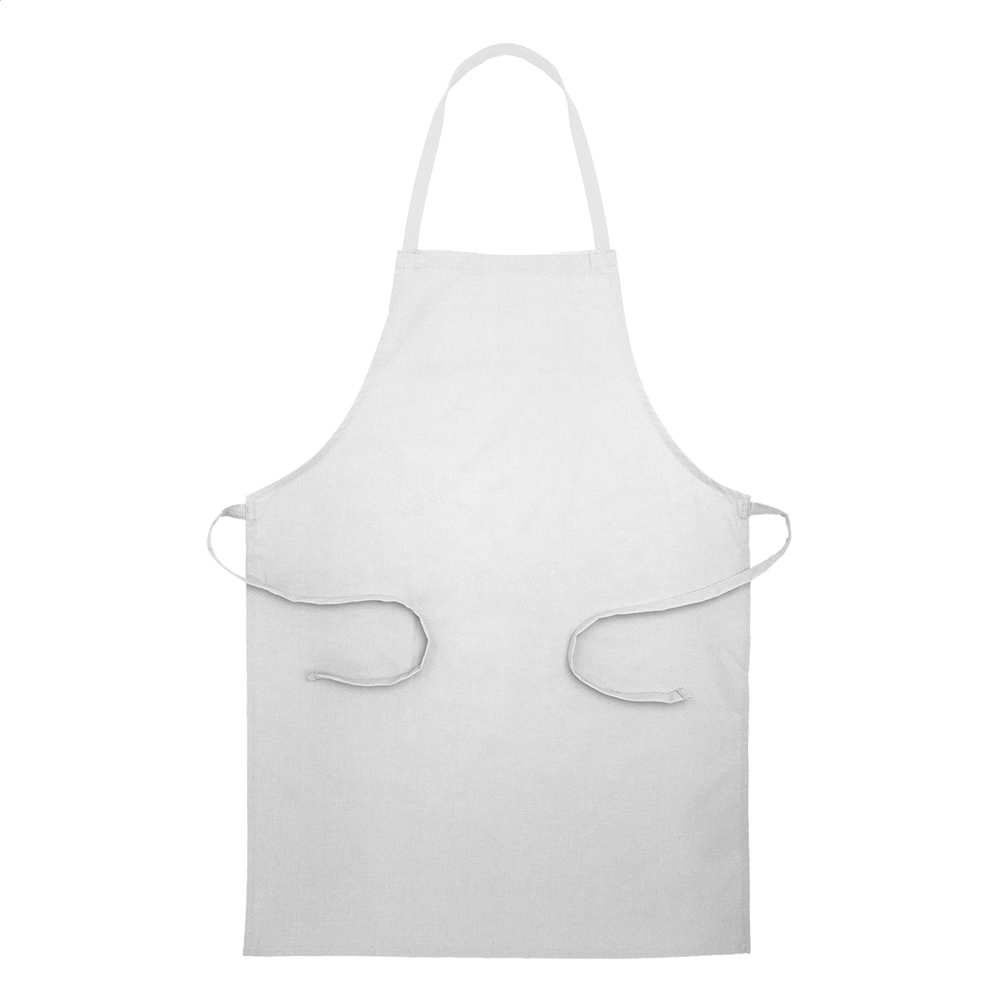 Chepex - gerecycled katoenen schort - kopen of bedrukken - Wit