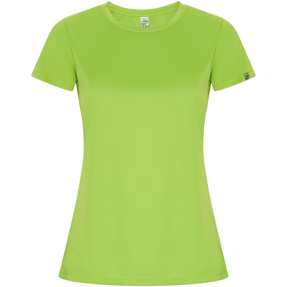 Imola sportshirt met korte mouwen voor dames - met logo of onbedrukt bestellen - Lime