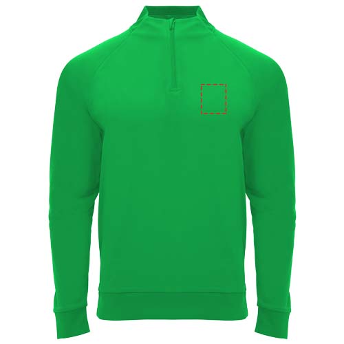 Epiro sweatshirt met lange mouwen en kwartrits voor kinderen