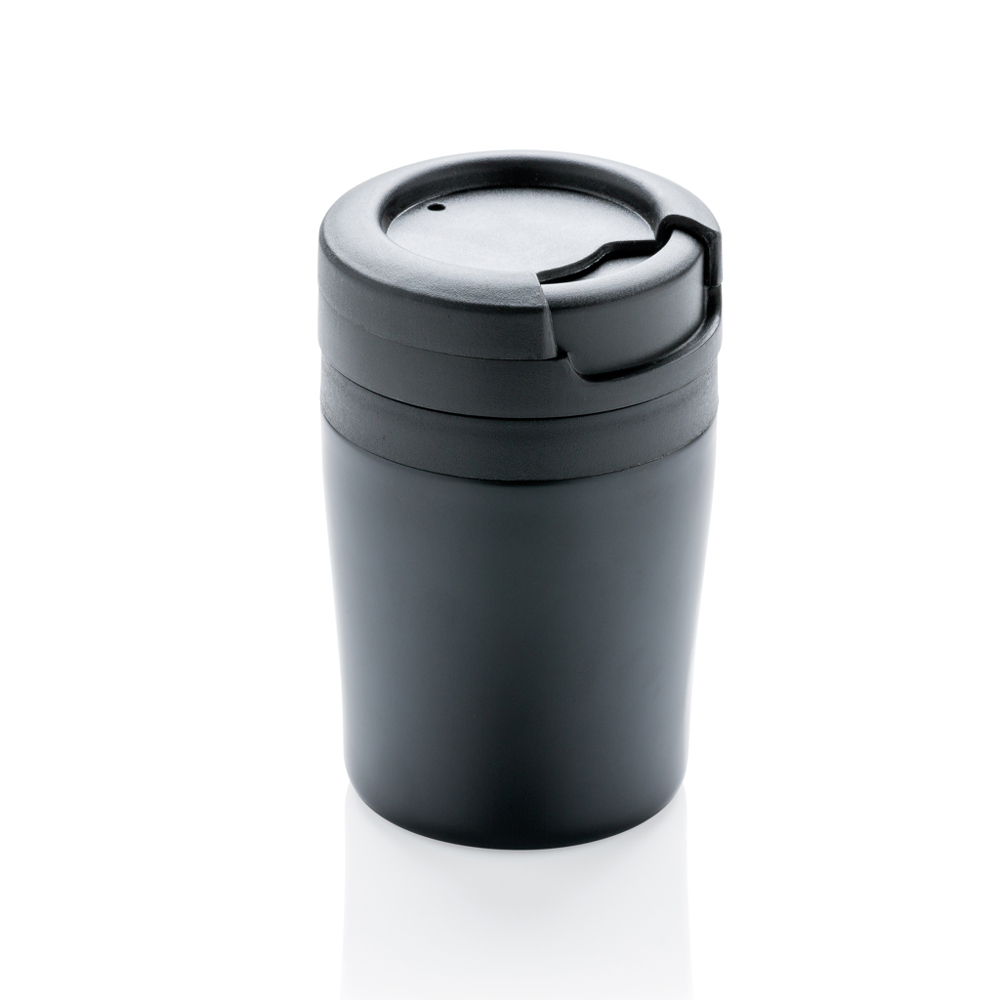 Coffee to go mok - voor bedrijven en relatiegeschenken - zwart (± PMS Black)
