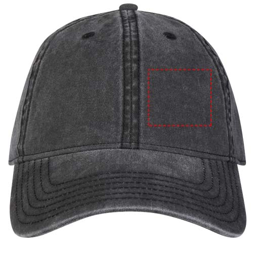 Grafton 6 panel gewassen cap