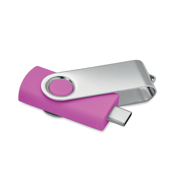 COLODRI - 16GB USB flash 3.0 type-C MO1401 - bedrukt of onbedrukt verkrijgbaar - fuchsia