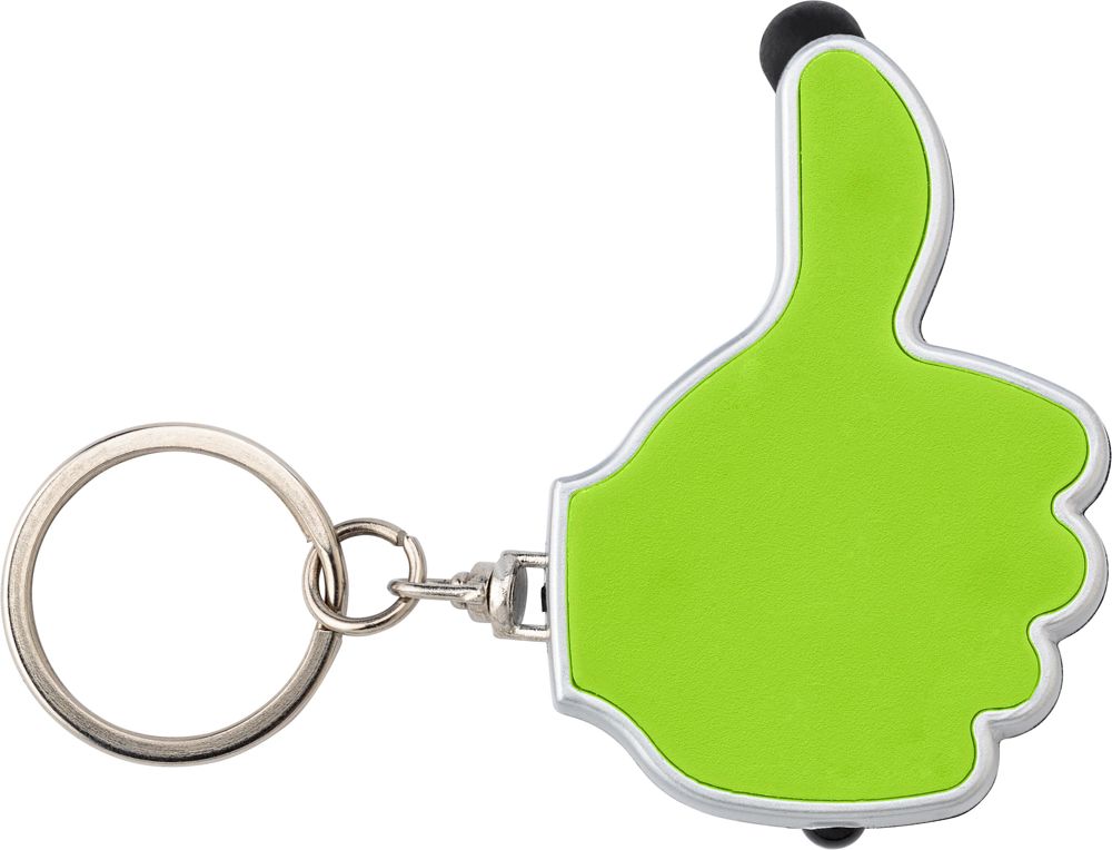 ABS 2-in-1 sleutelhanger Melvin - kopen of bedrukken - lime