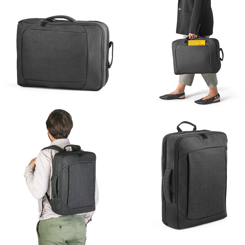 ALEXANDRIA. 600D polyester 2 in 1 rugzak voor 15.6" laptop - voor bedrijven en relatiegeschenken