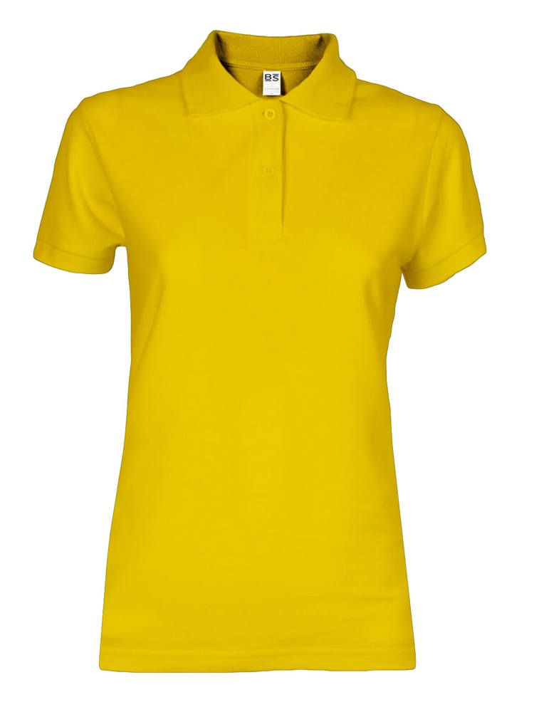 BS Evolution dames polo, 180 gr/m² - met logo of onbedrukt bestellen - Goud (PMS 114C)