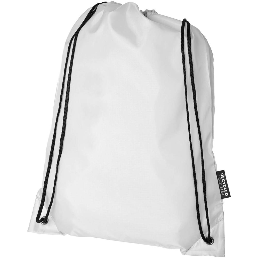 Oriole RPET rugzak met trekkoordsluiting 5L - kopen of bedrukken - Wit