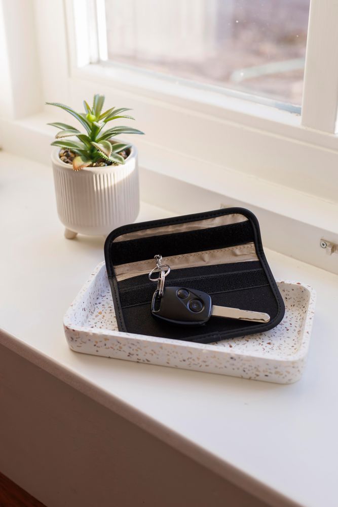 Gerecyclede sleutel- en kaartetui Ripple