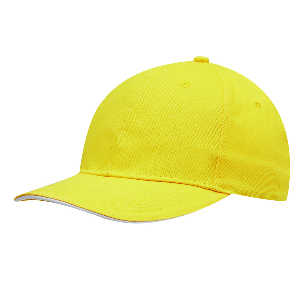 LIBERTY - 6 panel baseball cap - kopen of bedrukken - Geel