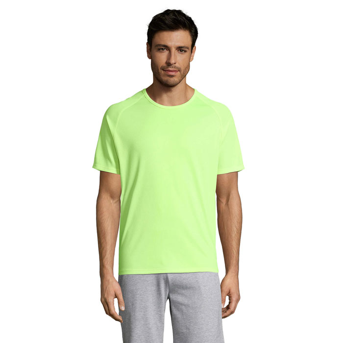 SPORTY - SPORTY HEREN T-Shirt - kopen of bedrukken - Neon Geel