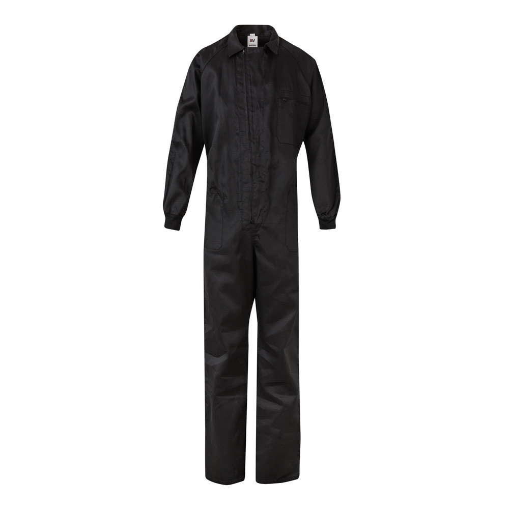 VL YAMA. Twill jumpsuit (200g/m²), van katoen (35%) en polyester (65%) - kopen of bedrukken - Zwart