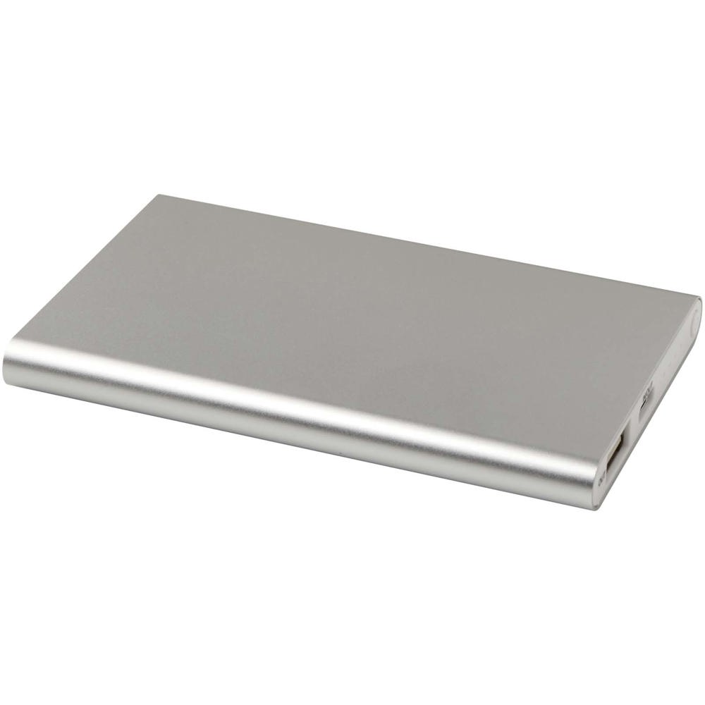 Pep type-C powerbank van 4000 mAh van gerecycled aluminium - voor bedrijven en relatiegeschenken - zilver