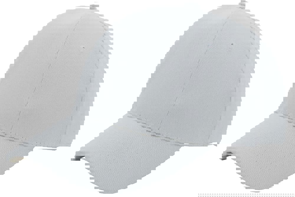 Turned brushed cap - met logo of onbedrukt bestellen - Wit (WHITE) / Wit