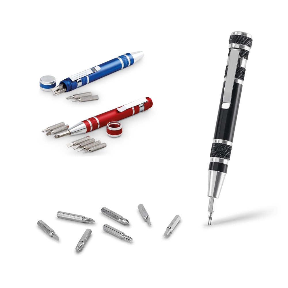TOOLPEN. Schroevendraaierset in penvorm - kopen of bedrukken