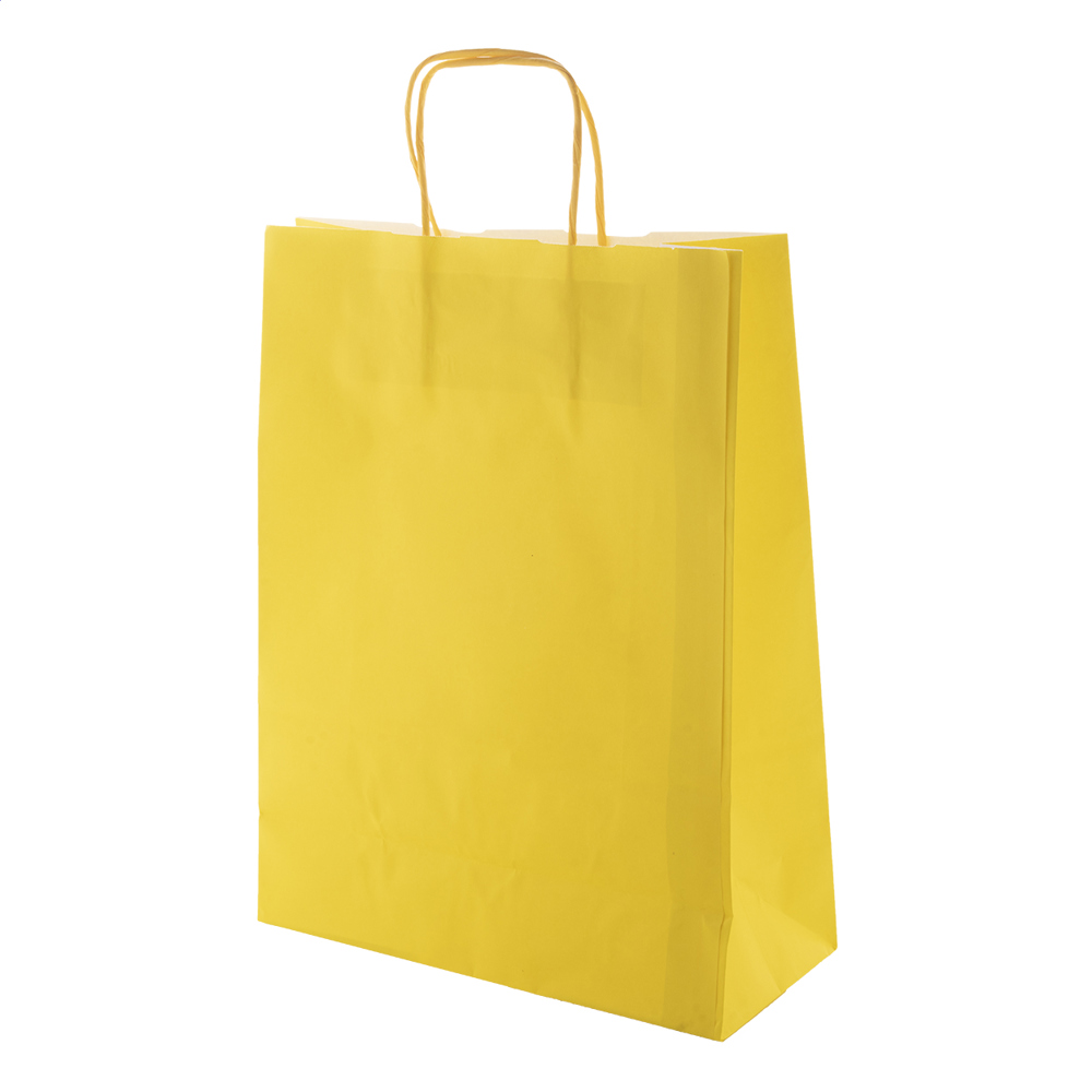 Mall - papieren tas - voor bedrijven en relatiegeschenken - geel