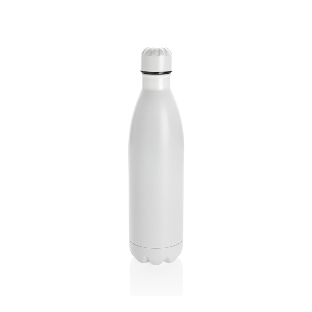 Unikleur vacuum roestvrijstalen fles 750ml - kopen of bedrukken - wit (± PMS White)